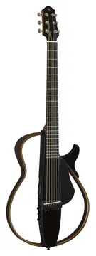 Yamaha SLG200SII Silent Guitar Steel Trans Black