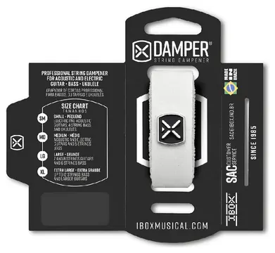 Ibox Damper Abafador Ibox Confort DSMD01 Branco Para Instrumento de Cordas