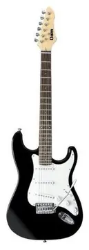 Dam E150BK Chitarra elettrica nera