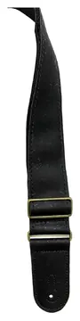 Levin 2" Vegan Cork Guitar Strap in Black (LS-G-VC-200-BLACK)