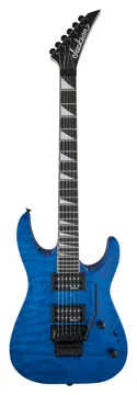Jackson JS Series Dinky Arch Top JS32Q DKA Transparent Blue