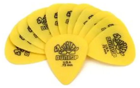 Blister plettri Dunlop 418P.73 Tortex 12pz standard 73mm