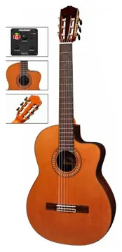 Salvador Cortez Chitarre Classiche Salvador Cortez Cc60Ce Chitarra Classica Elettrificata