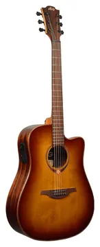 Lag T118DCEBRS Tramontane 118 Dreadnought Elektro-Akustikgitarre, brown shadow