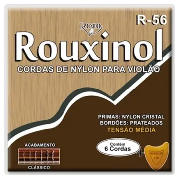 Encordoamento Rouxinol Guitarra Classica Tensão Media