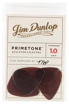 Jim Dunlop 510P100 Primetone Standard Grip Pack Plektren (3 Stück), 1,00mm