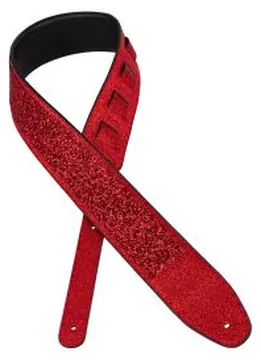 Gaucho Sparkling Series guitar strap - GST-250-RD