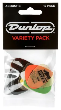 Dunlop PVP112 Acoustic Pick Variety Pack (12 Stück)