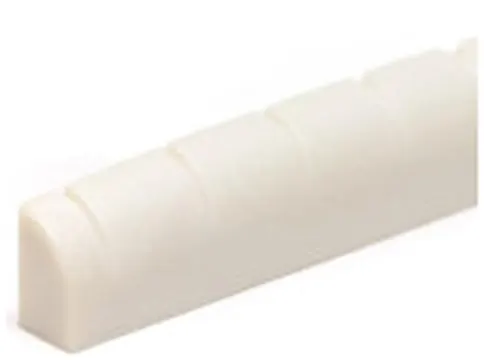 Graphtech Capotasto in Tusq con sedi per chitarra acustica/elettrica 6 corde - Serie Tusq - Lunghezza: 44,96mm - Spessore: 4,88