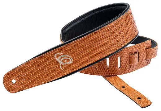 Ortega Echtleder Gurt - Orange Braid OSCU-6