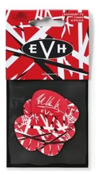 Blister plettri Dunlop EVH102P073 Evh Tortex Pick 6pz