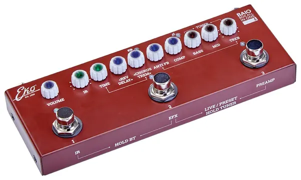 Eko BAIO A (Box all in one) Multieffekt für Akustikgitarre (IR&Akku)