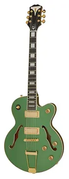 Epiphone Uptown Kat Es Emerald Green Metallic Chitarra Semiacustica