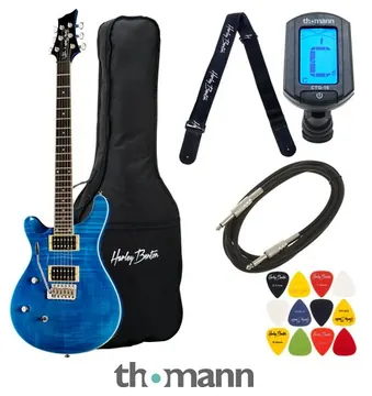 Harley Benton CST-24T LH Ocean Flame Bundle