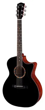 Eastman AC122-2CE Black Westerngitaar met Element