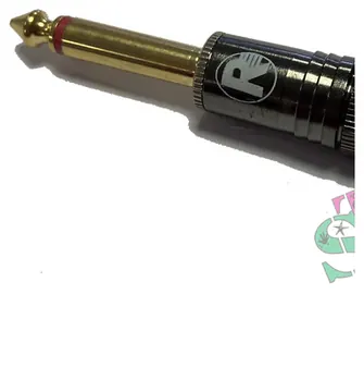 Reference RJPro-AU-RL-S/211 Connettore Jack 6,3mm mono d'orato dritto da saldare (ricambio cavi Reference)