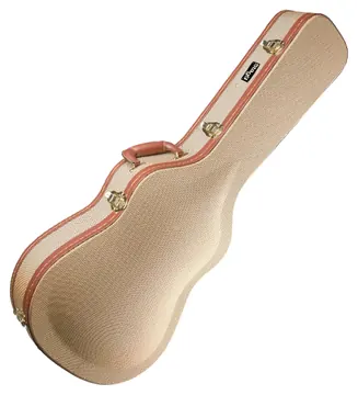 Estojo de Guitarra Stagg GCX LP GD Deluxe Ouro Les Paul