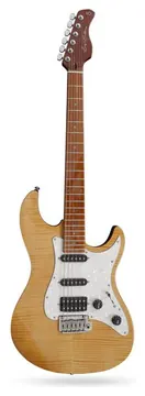 Larry Carlton S7 FM NT Guitare Electrique "stratocaster" Aulne Nat.
