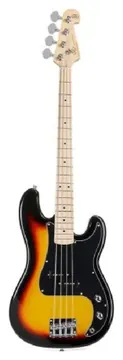 SX SBM2 Precision style Bass Guitar with Bag | 3 Tone Sunburst