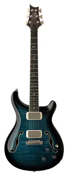 PRS HB II PIEZO SE PEACK Blauwe Smokeburst