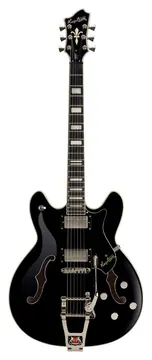 Hagstrom Tremar Viking Deluxe Black