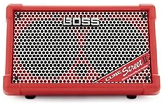 Boss Cube Street 2 Battery Powered Stereo Amplifier Red