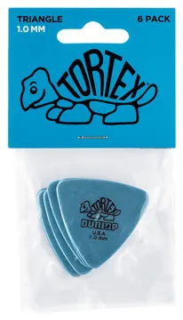 Dunlop Tortex Triangle 1.00 Player's Pack 6 Stück