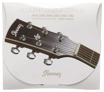 Ibanez IACS6C Acoustic Light 012-053 Coated 80/20 Bronze Saiten für Akustikgitarre