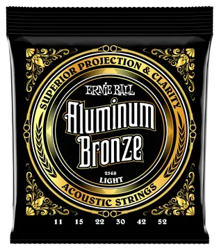 Ernie Ball 2568 Aluminum Bronze Light 11-52 Saiten für Akustikgitarre
