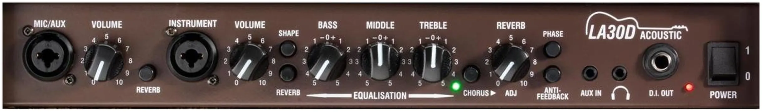 Laney Amplificador Para Violão Laney LA30D Marrom 30w