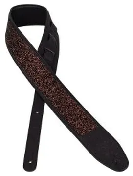 Gaucho Sparkling Series guitar strap - GST-250-BK