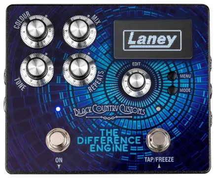 Black Country Customs by Laney The Difference Engine Stereo Delay Pedal