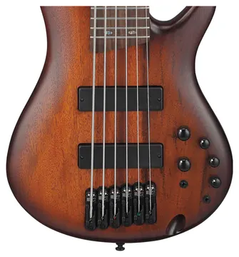 Ibanez SR506A-MHL SR-Series E-Bass, Mahogany Brown Burst Low Gloss