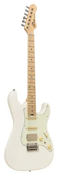 Crafter Charlote Strat Electric Guitar Olympic White
