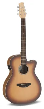 Applause Jump OM Electro CW Peach Burst