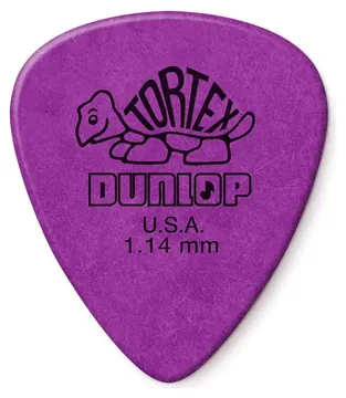 Dunlop Tortex Standard Purple 1.14MM 12 Pack