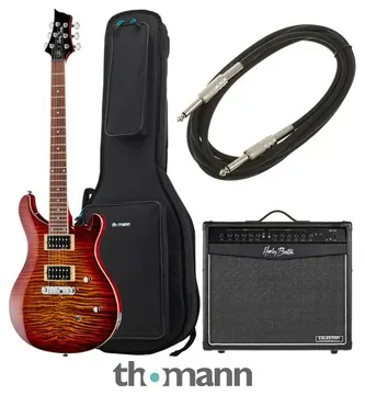 Harley Benton CST-24 Paradise Flame Bundle