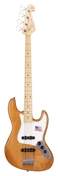 SX Contrabaixo SX SJB/ALDER Jazz Bass de 4 Cordas Natural c/ Escudo Branco