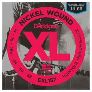 D'Addario EXL157 Nickel Wound Baritone Medium 14-68