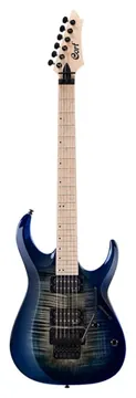 Cort X300 BLB Linha X Series Superstrato Blue Burst C/ Escala Clara
