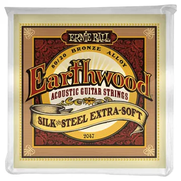 Ernie Ball Earthwood 2047 Silk & Steel Extra Soft Set