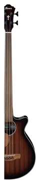Ibanez AEGB24FE-MHS Fretless Elektro-Akustik-Bass 4-String, mahogany sunburst