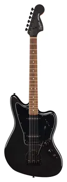 Squier FSR Affinity Jaguar Metallic Black Indian Laurel Fingerboard