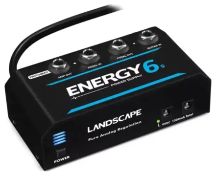 Landscape Fonte Pedal Landscape Energy 6S (1500ma) p/ 10 pedais Patchbay - E6S