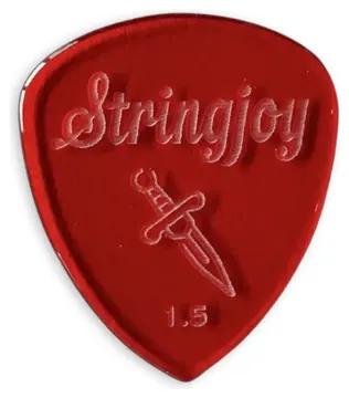 Stringjoy 1.5mm Dagger Acrylic Picks - 2 pack