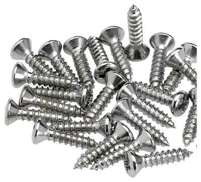 Fender Tornillos de Golpeador Cromado 24