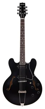 Heritage Standard II Collection H-530 Electric Guitar with Case, Ebony