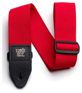 Ernie Ball Polypro Guitar Strap - Red