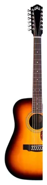 Guild D-2612CE 12 String Deluxe Archback Antique Burst