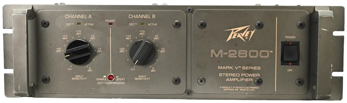 Peavey M-2600 Mark V (USA) Stereo Power Amplifier